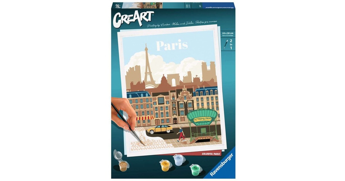 Ravensburger CreArt - Colorful Paris, Malen