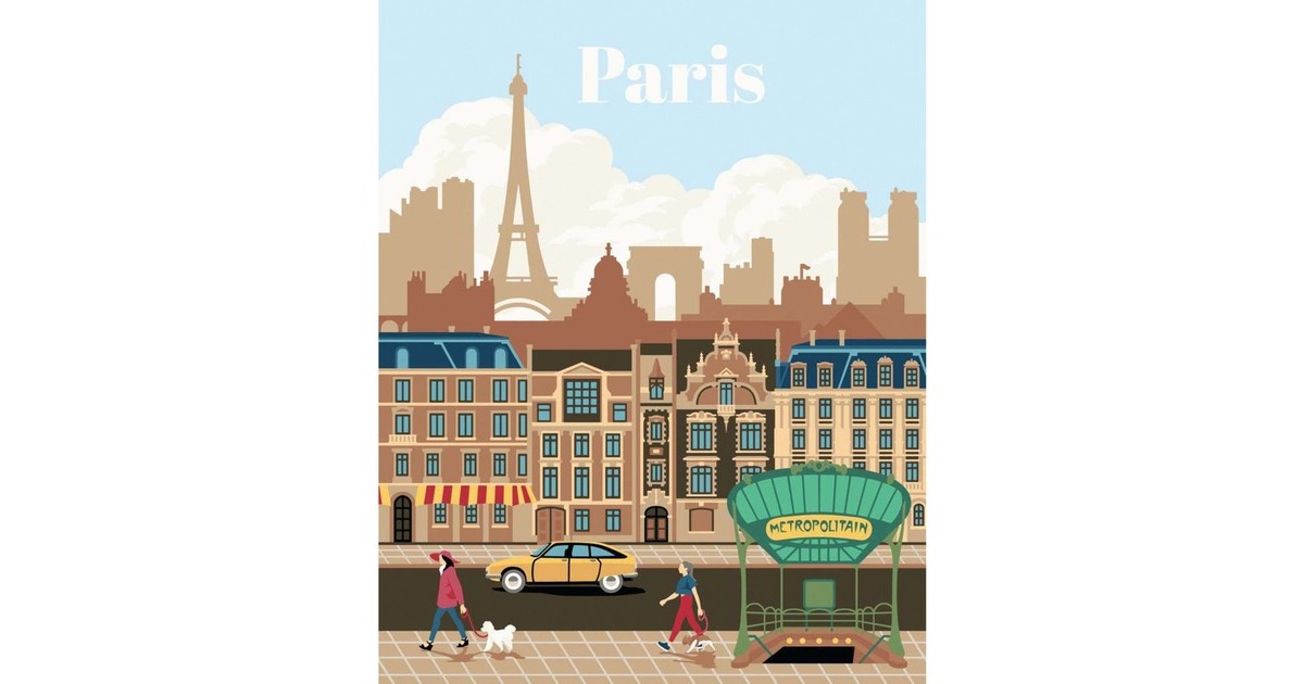 Ravensburger CreArt - Colorful Paris, Malen
