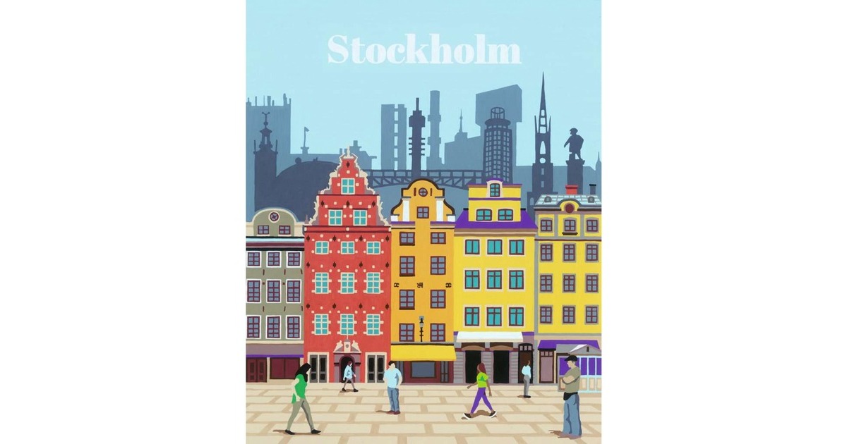 Ravensburger CreArt - Colorful Stockholm, Malen
