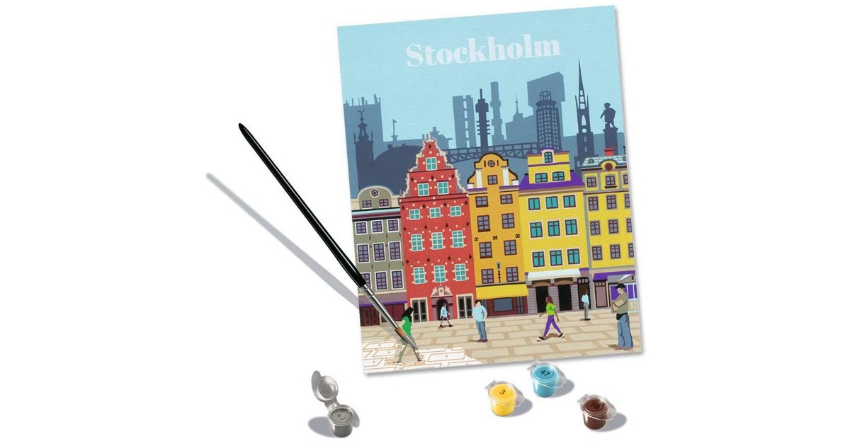 Ravensburger CreArt - Colorful Stockholm, Malen