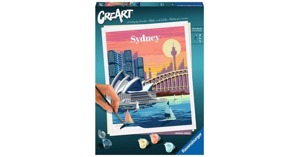 Ravensburger CreArt - Colorful Sydney, Malen