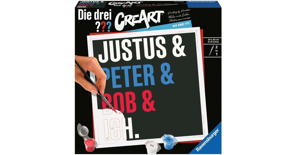 Ravensburger CreArt - Die drei ???, Malen