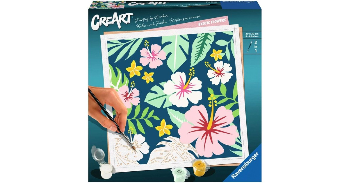 Ravensburger CreArt - Exotic Plants, Malen
