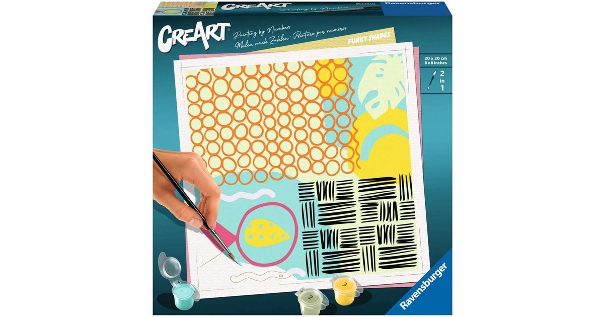 Ravensburger CreArt - Funky Shapes, Malen