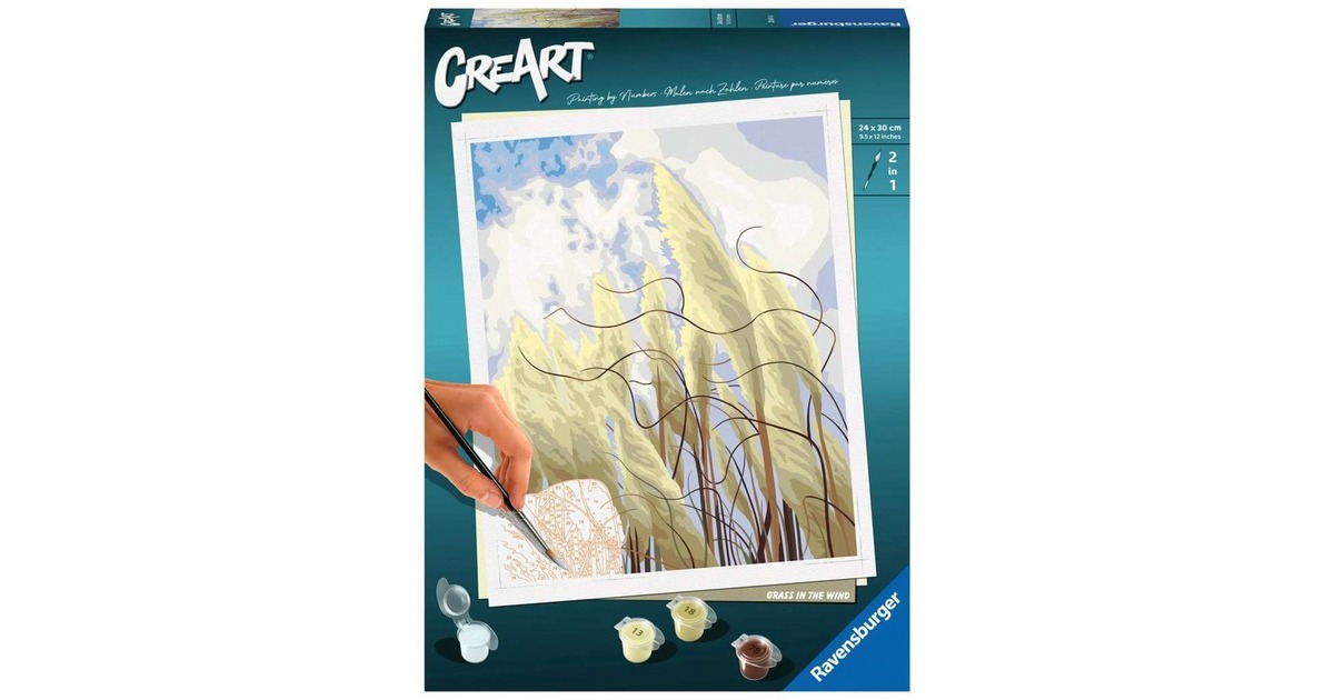 Ravensburger CreArt - Grass in the Wind, Malen
