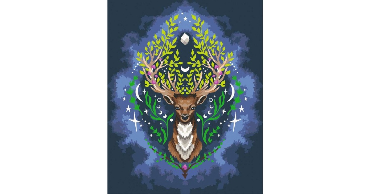 Ravensburger CreArt - Pixie Cold: Mystic Deer, Malen