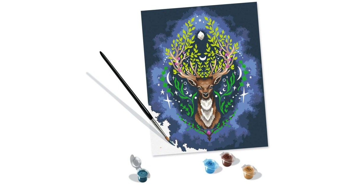 Ravensburger CreArt - Pixie Cold: Mystic Deer, Malen
