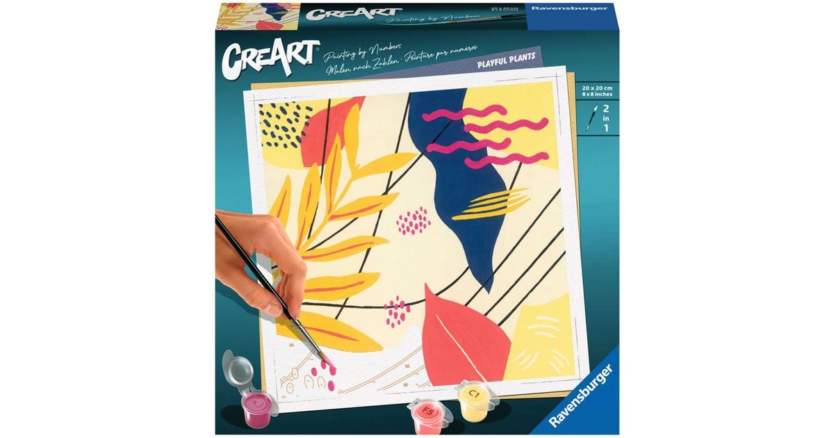 Ravensburger CreArt - Playful Plants, Malen