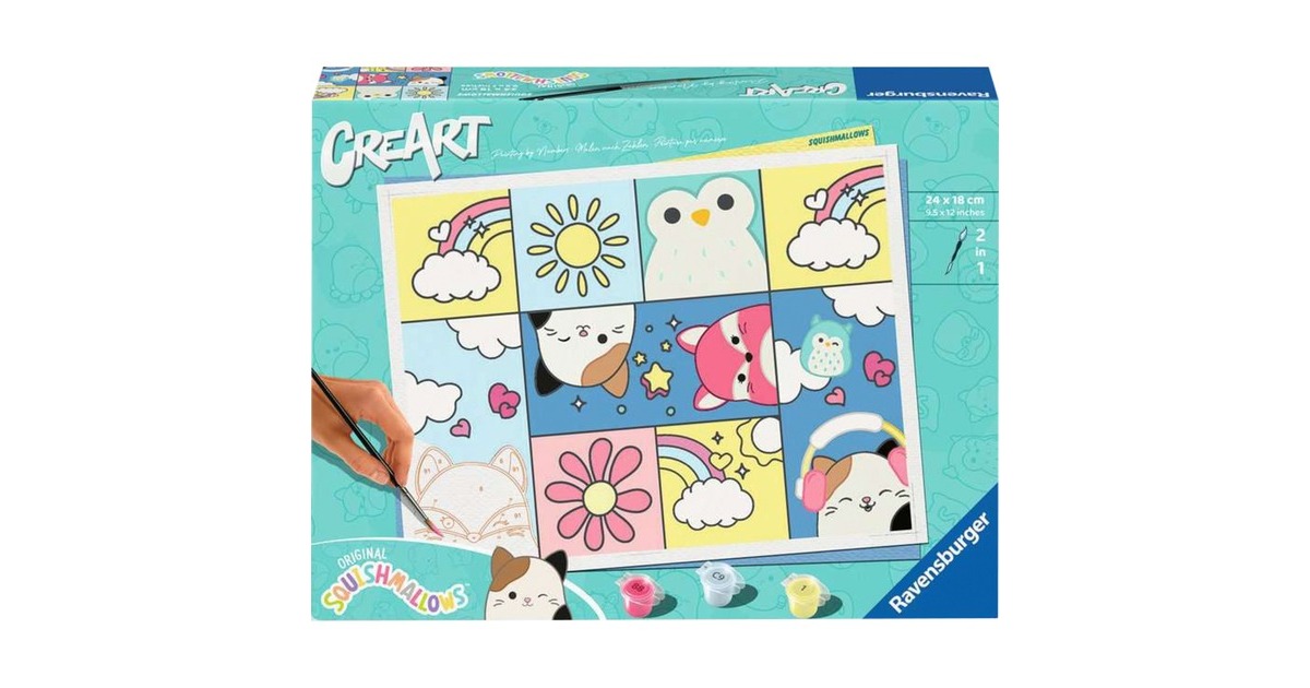 Ravensburger CreArt - Squishmallows, Malen