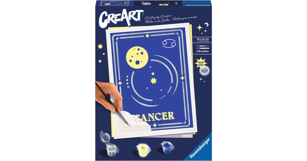 Ravensburger CreArt - Sternzeichen Krebs, Malen