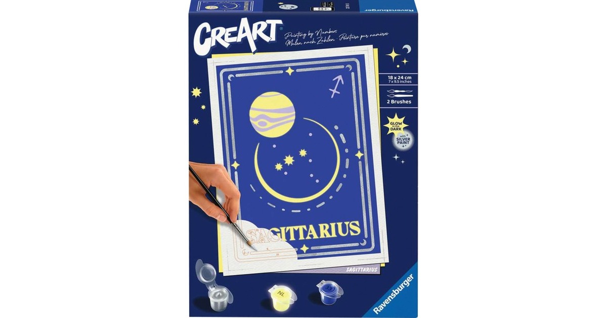 Ravensburger CreArt - Sternzeichen Schütze, Malen