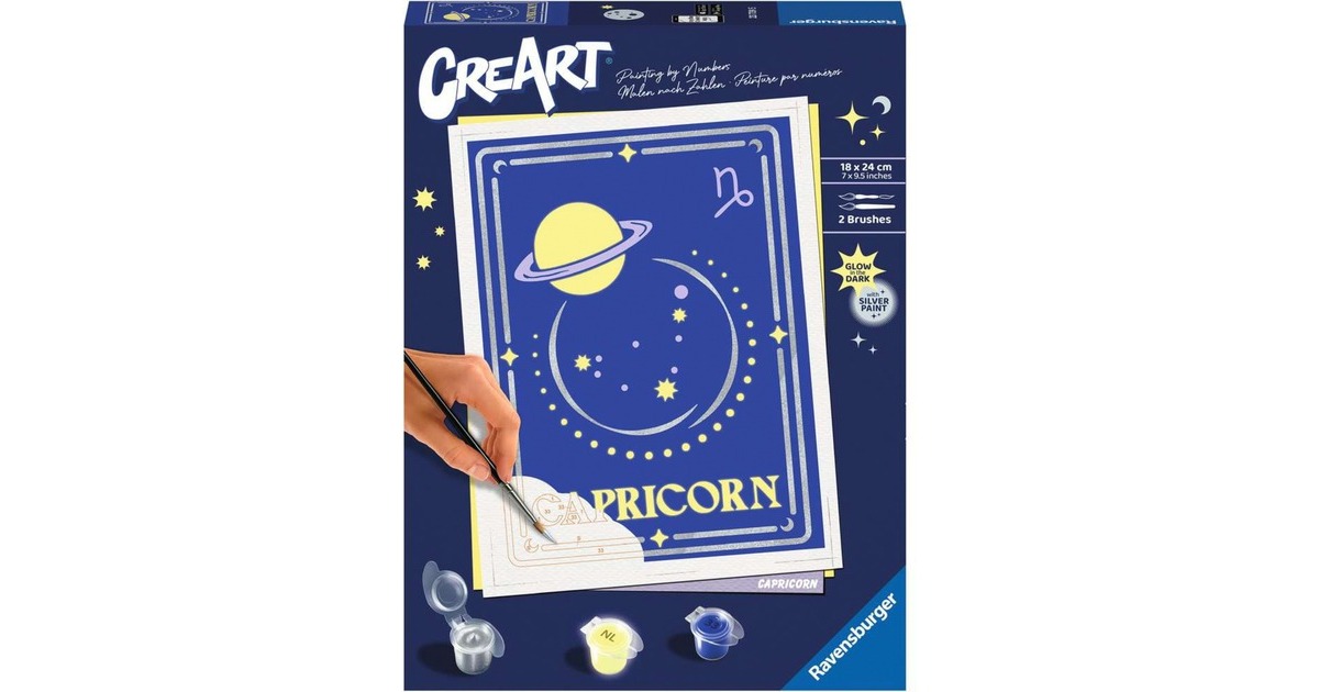 Ravensburger CreArt - Sternzeichen Steinbock, Malen