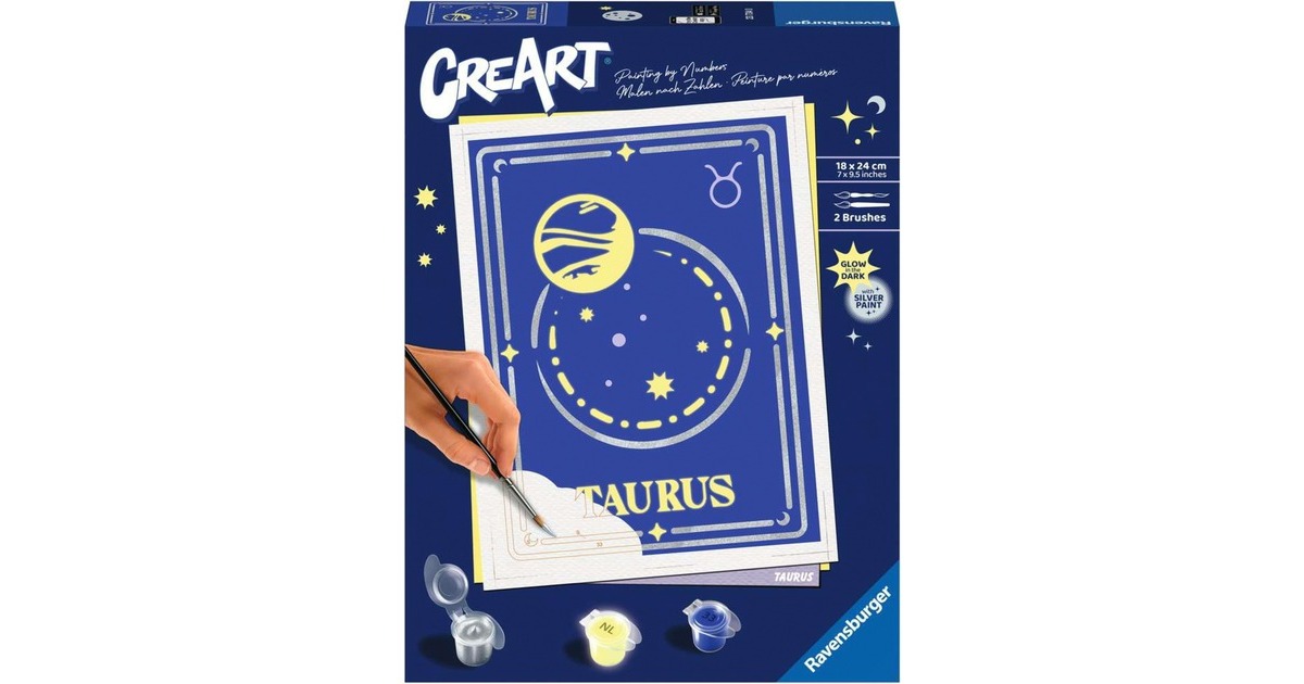 Ravensburger CreArt - Sternzeichen Stier, Malen