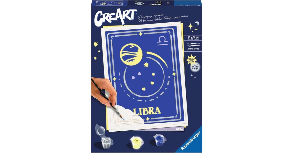 Ravensburger CreArt - Sternzeichen Waage, Malen
