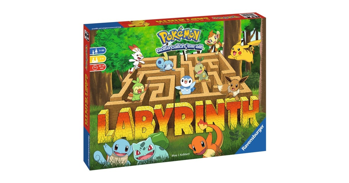 Ravensburger Das verrückte Labyrinth – Pokémon, Brettspiel