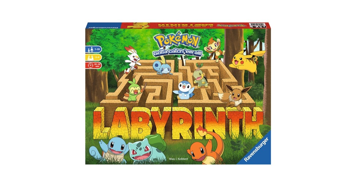Ravensburger Das verrückte Labyrinth – Pokémon, Brettspiel