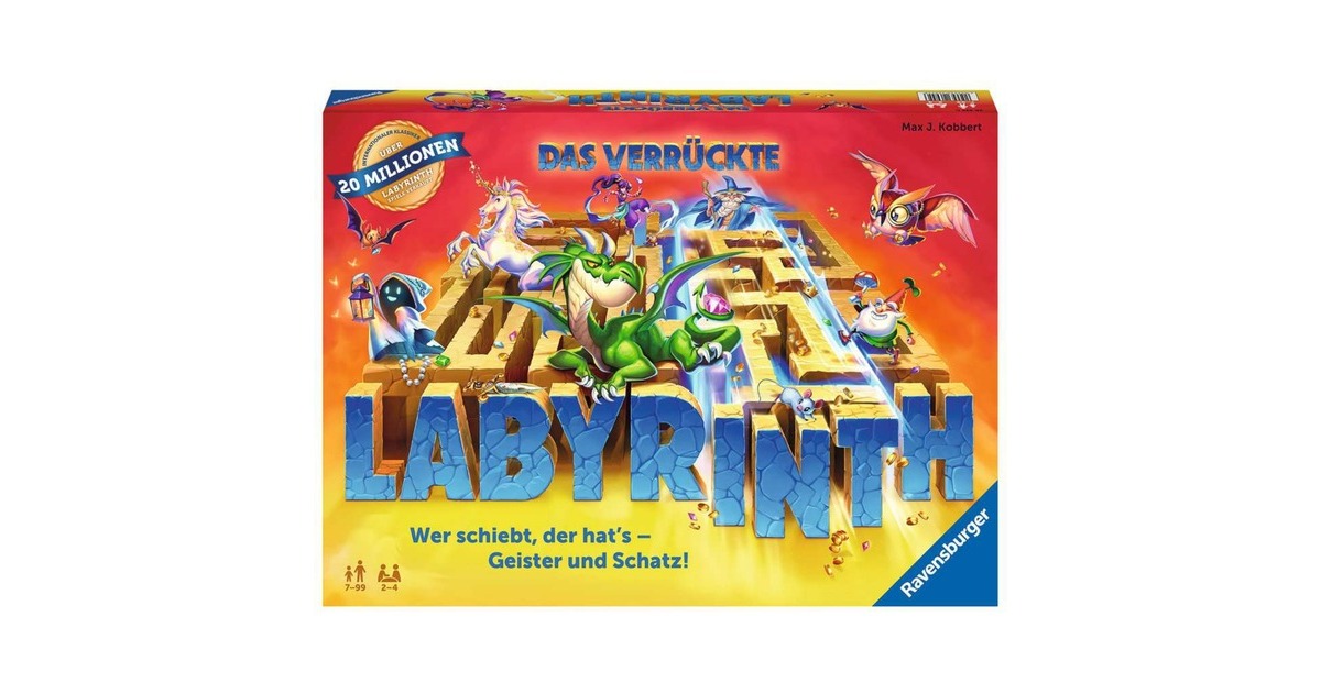 Ravensburger Das verrückte Labyrinth – neue Auflage, Brettspiel