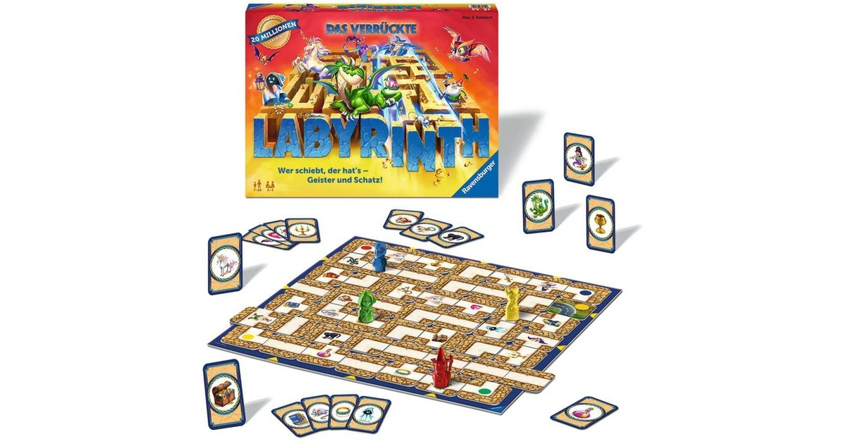 Ravensburger Das verrückte Labyrinth – neue Auflage, Brettspiel