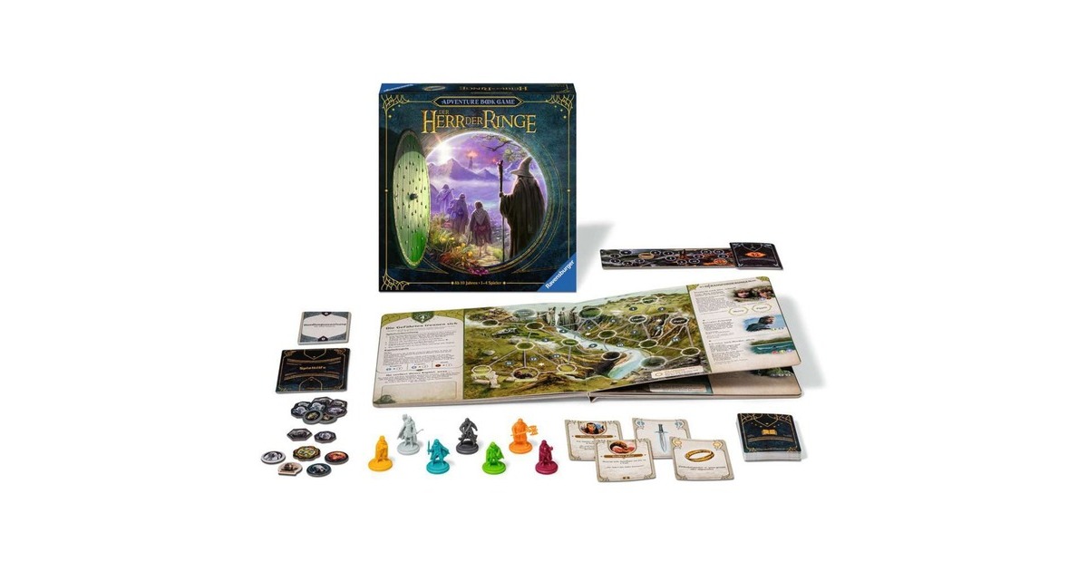 Ravensburger Der Herr der Ringe - Adventure Book Game, Brettspiel