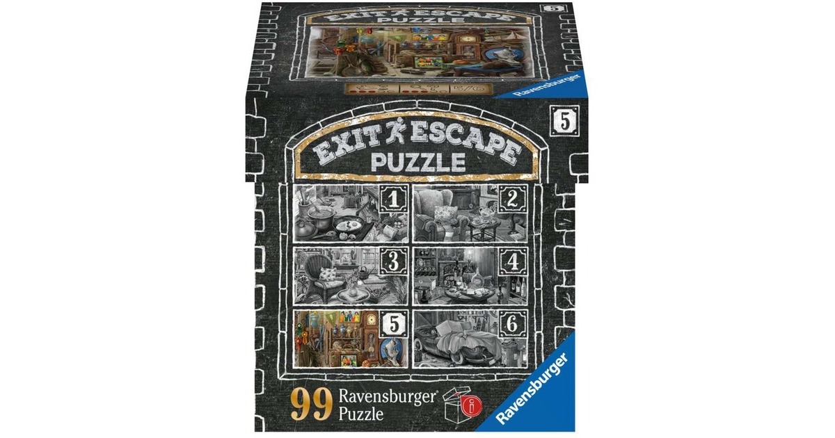 Ravensburger EXIT Puzzle: Im Gutshaus – Dachboden (99 Teile)