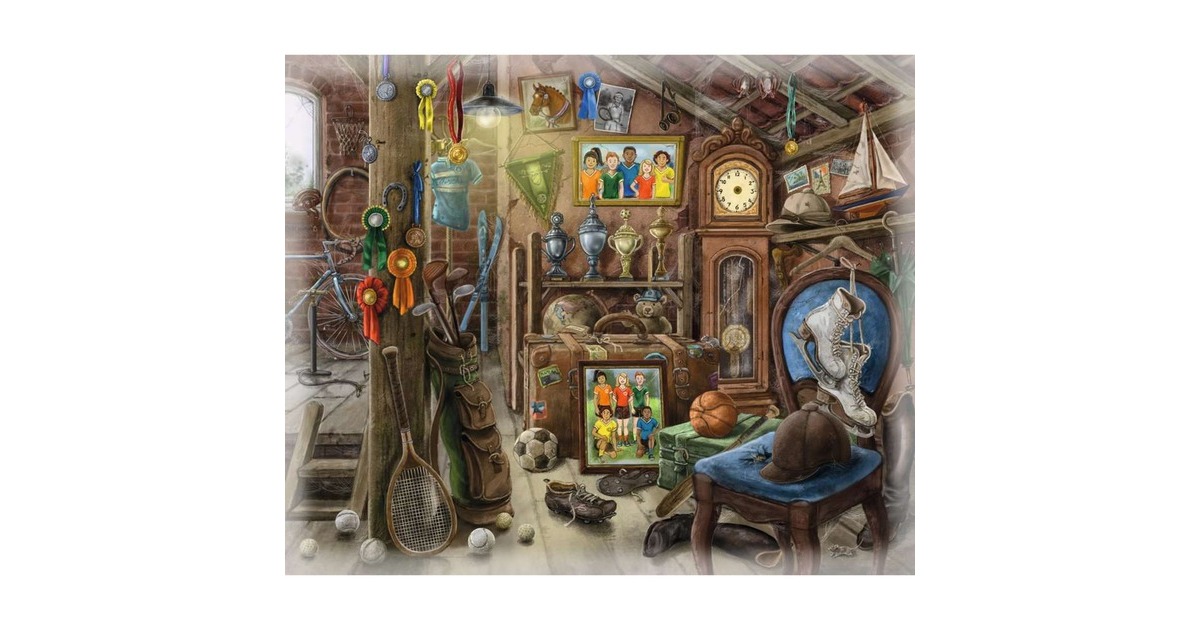 Ravensburger EXIT Puzzle: Im Gutshaus – Dachboden (99 Teile)