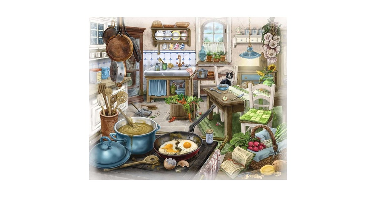 Ravensburger EXIT Puzzle: Im Gutshaus – Küche (99 Teile)