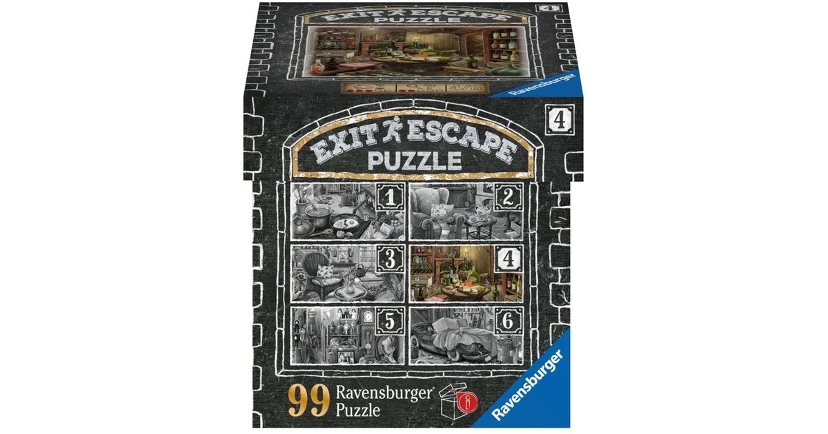 Ravensburger EXIT Puzzle: Im Gutshaus – Weinkeller (99 Teile)