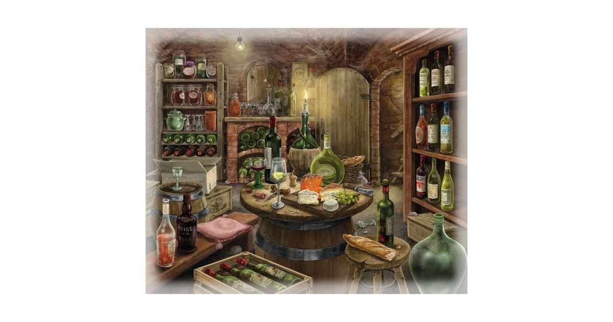 Ravensburger EXIT Puzzle: Im Gutshaus – Weinkeller (99 Teile)