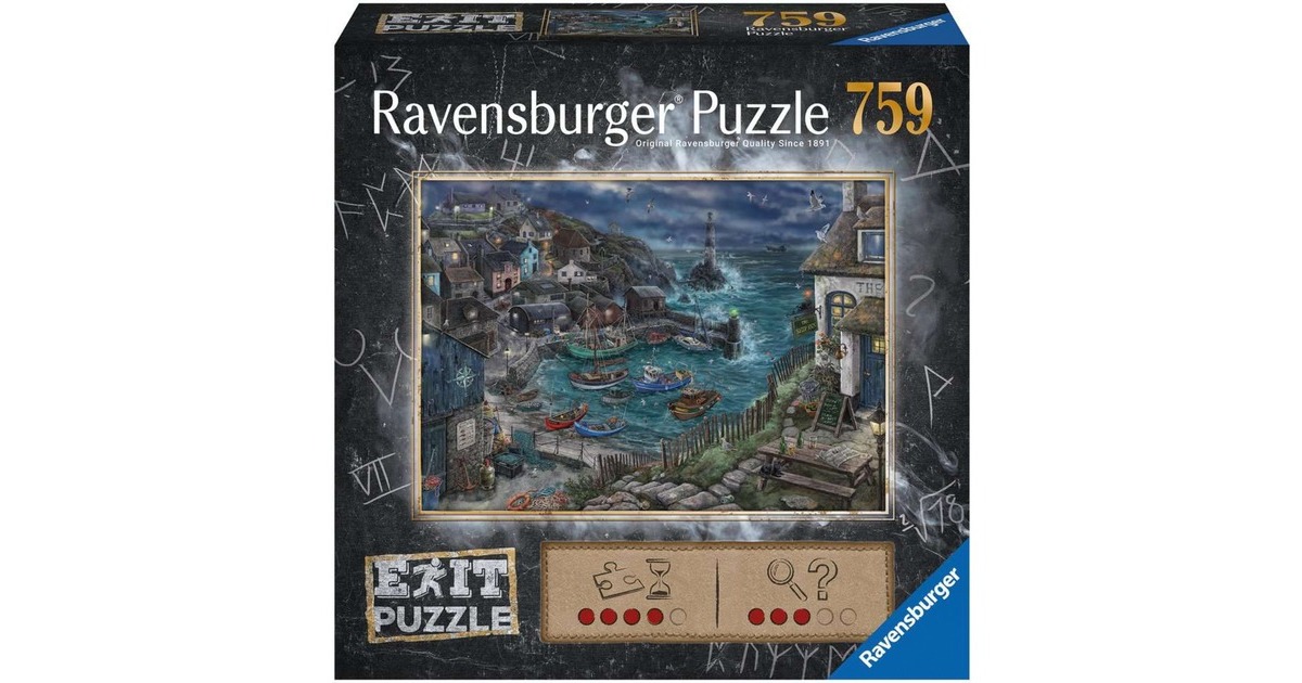 Ravensburger EXIT Puzzles Das Fischerdorf(759 Teile)