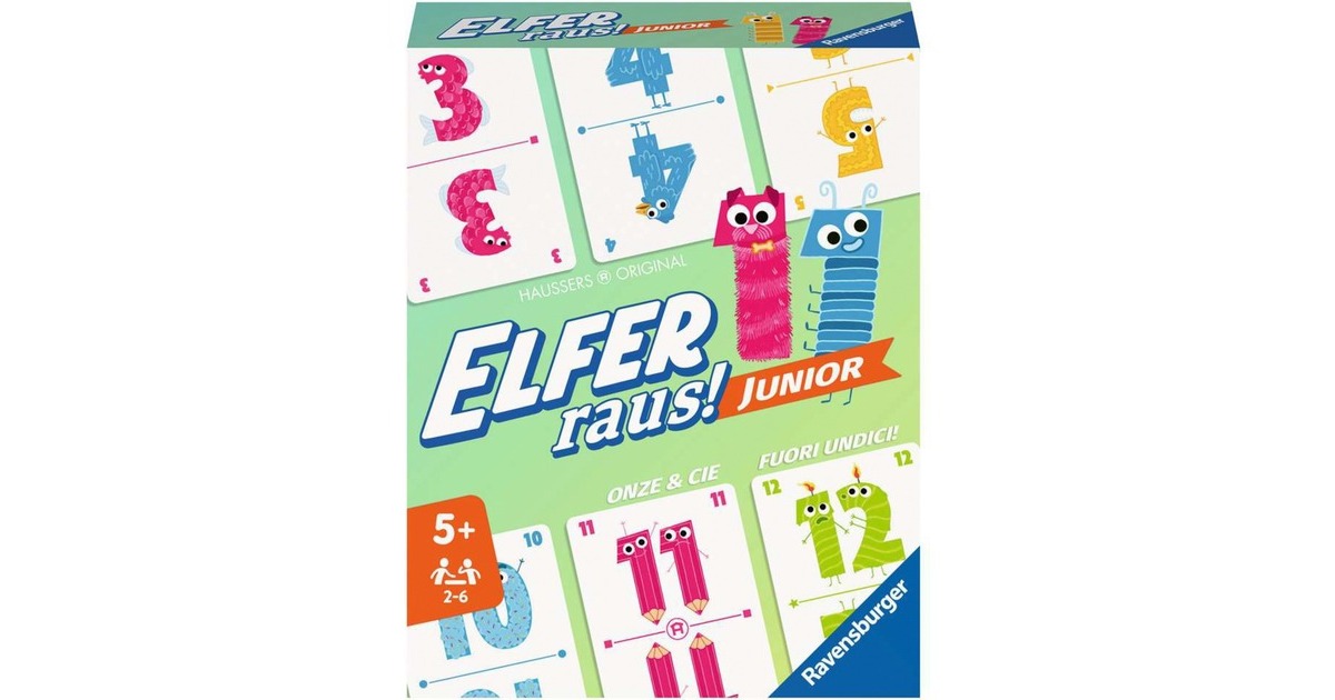 Ravensburger Elfer raus! Junior, Kartenspiel