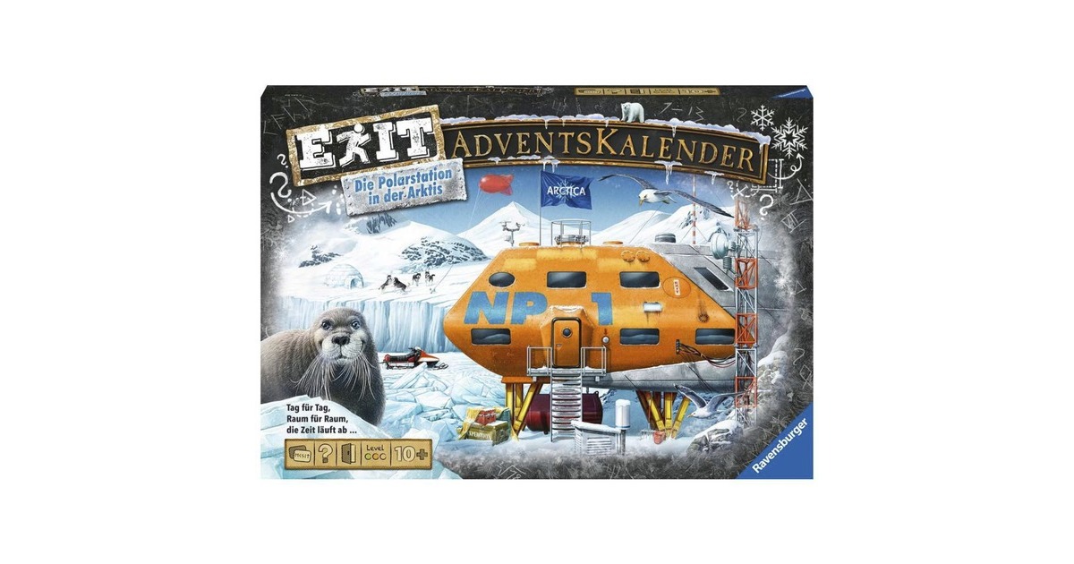 Ravensburger Exit Adventskalender Polarstation, Rätselspiel