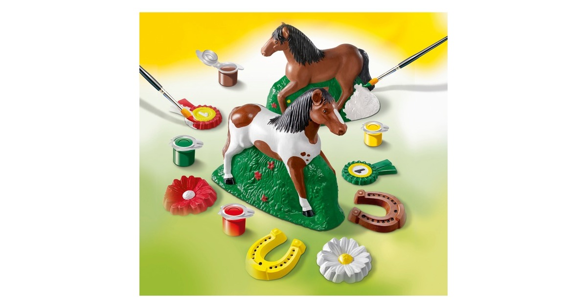 Ravensburger Gipsfiguren gießen & bemalen: Pferd, Basteln