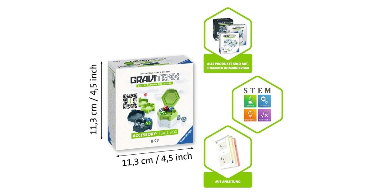 Ravensburger GraviTrax Accessory Ball Box, Bahn