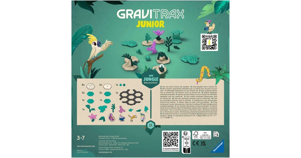 Ravensburger GraviTrax Junior Erweiterung Jungle, Bahn
