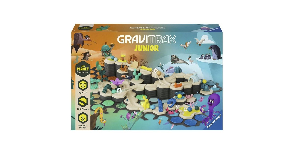 Ravensburger GraviTrax Junior Starter-Set XXL Planet, Bahn