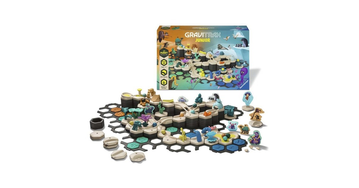 Ravensburger GraviTrax Junior Starter-Set XXL Planet, Bahn