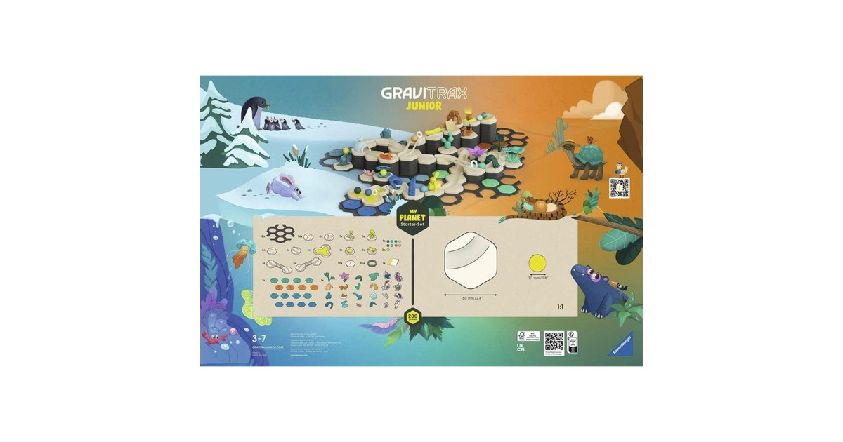 Ravensburger GraviTrax Junior Starter-Set XXL Planet, Bahn