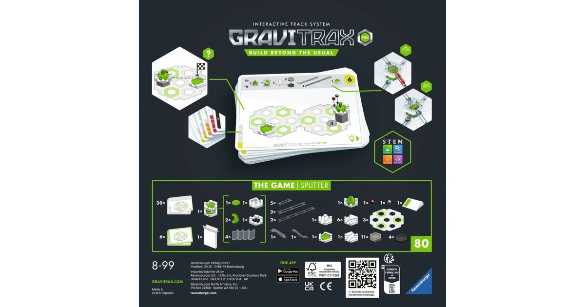 Ravensburger GraviTrax PRO The Game Splitter, Gesellschaftsspiel