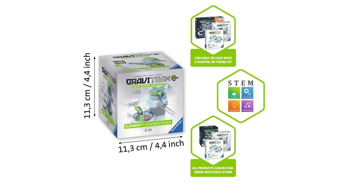 Ravensburger GraviTrax Power Element Start & Finish, Bahn
