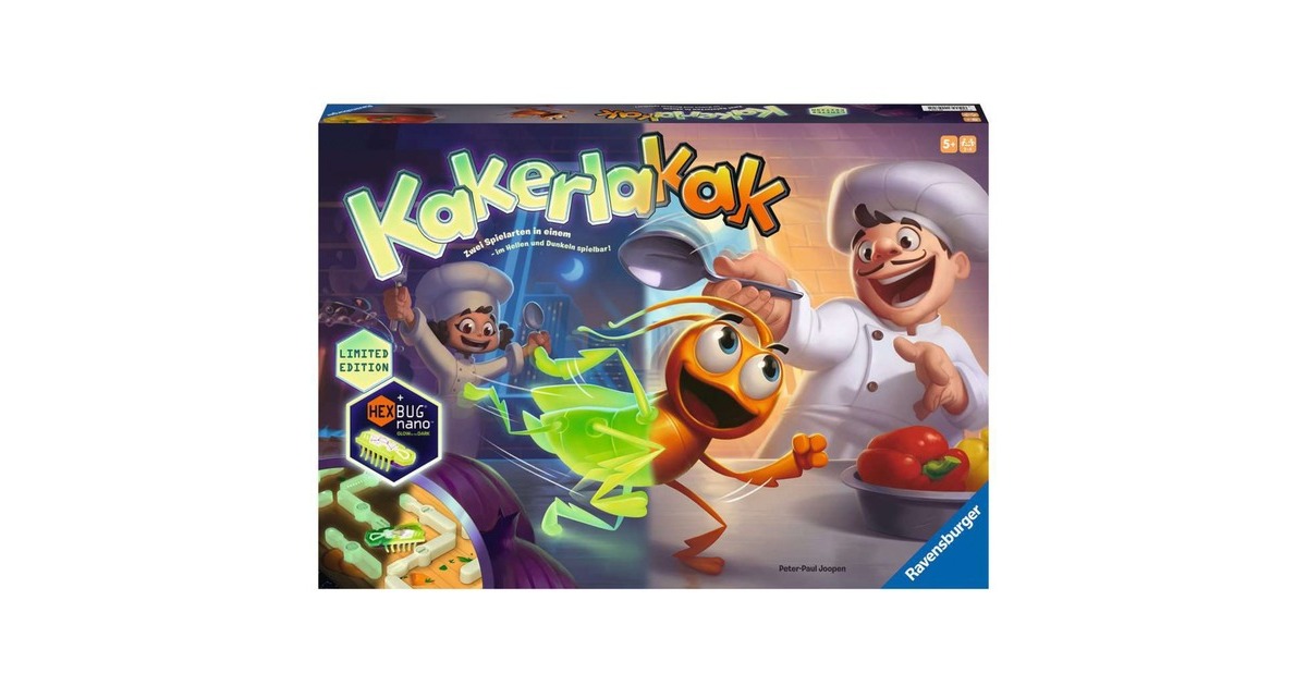 Ravensburger Kakerlakak Glow in the dark, Brettspiel