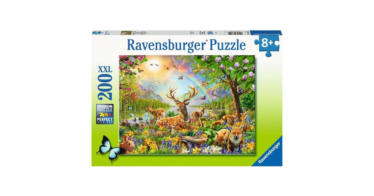 Ravensburger Kinderpuzzle Anmutige Hirschfamilie(200 Teile)