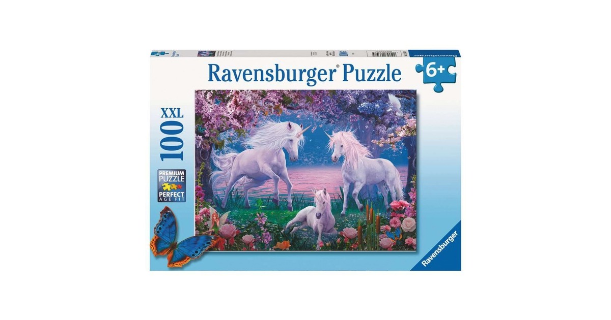 Ravensburger Kinderpuzzle Bezaubernde Einhörner(100 Teile)