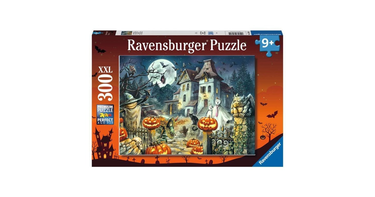 Ravensburger Kinderpuzzle Das Halloweenhaus(300 Teile)