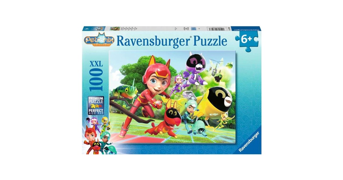 Ravensburger Kinderpuzzle Das Petronix-Team(100 Teile)