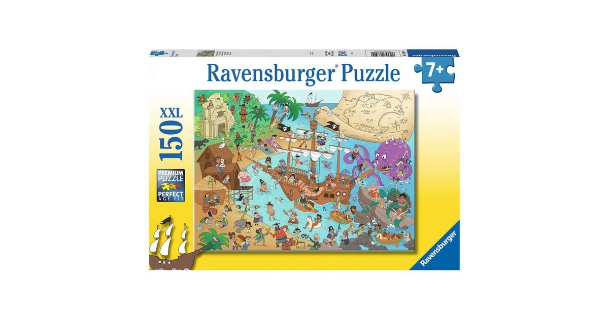 Ravensburger Kinderpuzzle Die Piratenbucht(150 Teile)