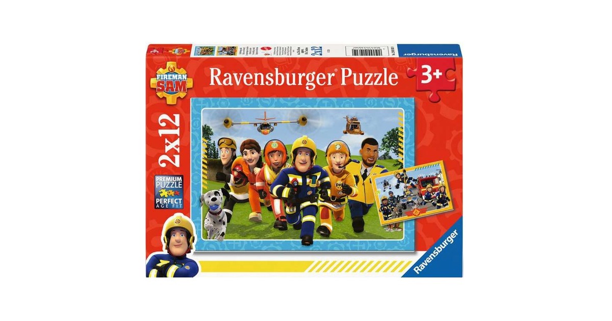 Ravensburger Kinderpuzzle Die Rettung naht(2x 12 Teile)