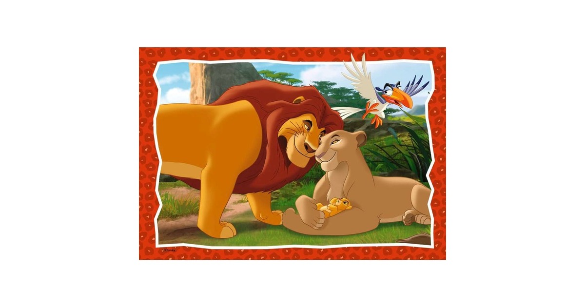 Ravensburger Kinderpuzzle Disney Classics Kreis des Lebens(2x 24 Teile)