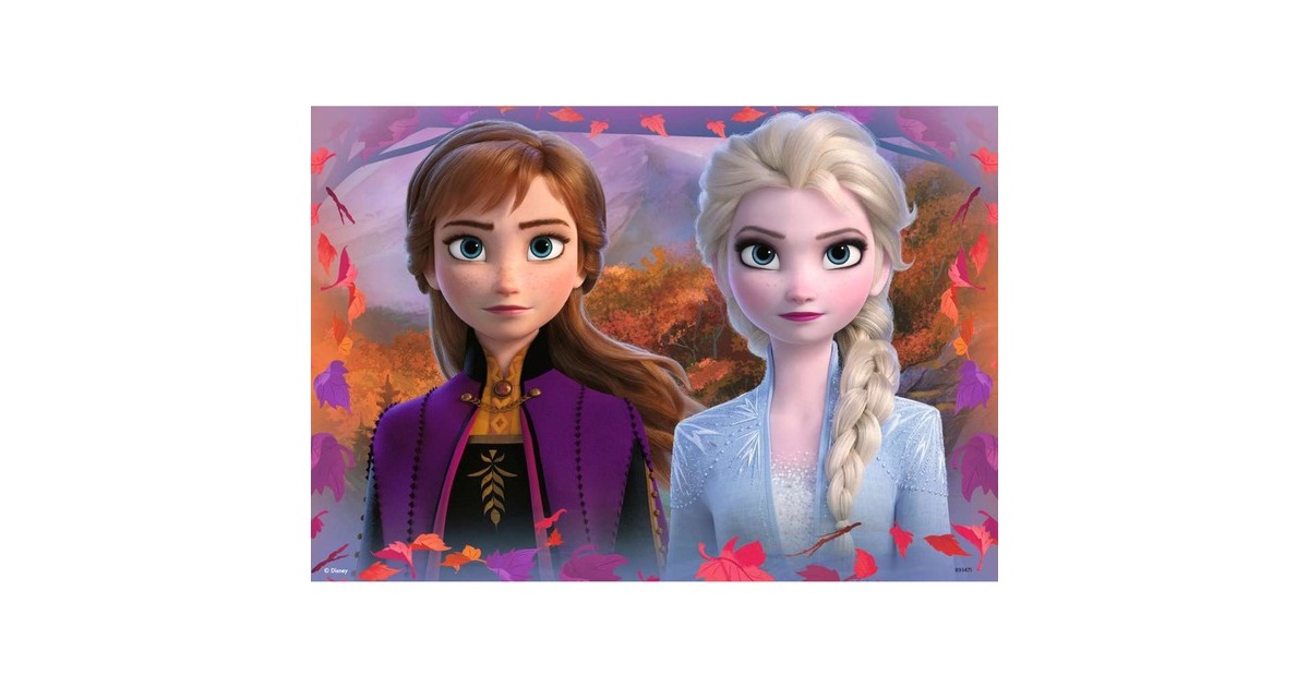 Ravensburger Kinderpuzzle Disney Frozen - Reise ins Ungewisse(2x 12 Teile)