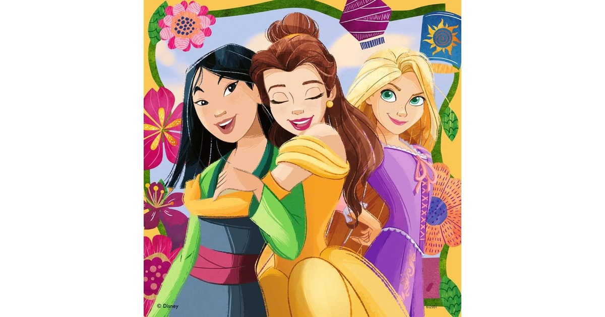 Ravensburger Kinderpuzzle Disney Princess Girl Power!(3x 49 Teile)