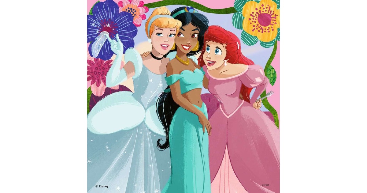Ravensburger Kinderpuzzle Disney Princess Girl Power!(3x 49 Teile)